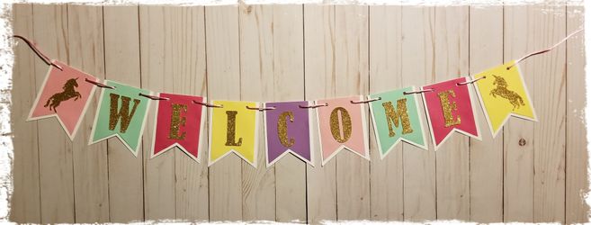Welcome Unicorn Banner