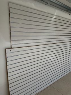 White Slatwall Panels