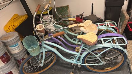Four bicycles for sale