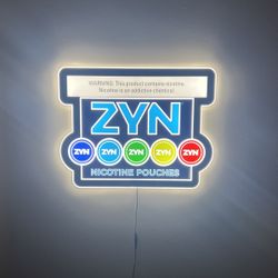 ZYN reward program LED sign
