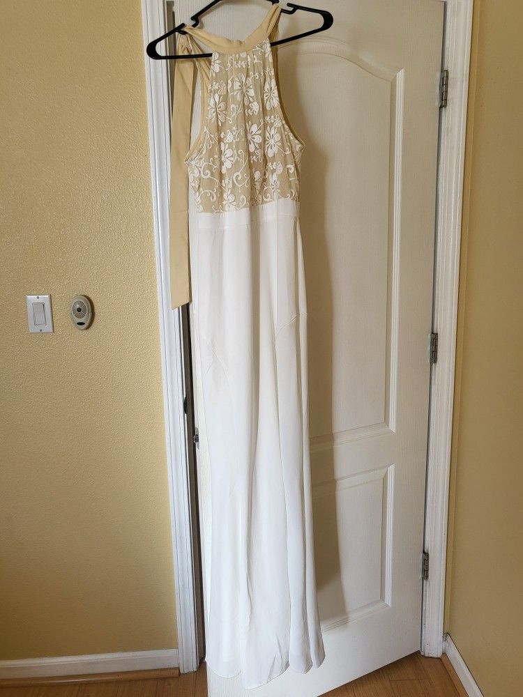 White Long Dress/ Wedding Dress / Women's Dress