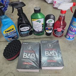 $30 All  New Detail Kit Wax Tire Shine Engine Cleaner Ceramic