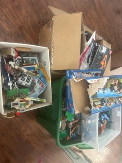 Ultimate Lego lot 75 pounds sets, Bionicles instructions etc.