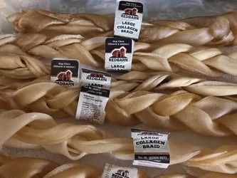 Redbarn Collagen Braids Dog Treats (6 pieces)