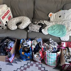 Baby Stuff / Clothes / Diapers / Pillow / Carrier 