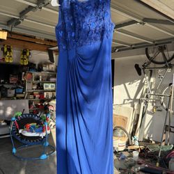 Women’s blue dress