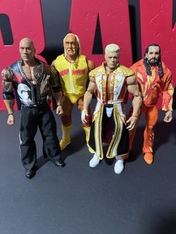 WWE ULTIMATE EDITION ACTION FIGURES LOT