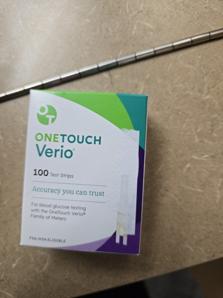Test strips.
A hundred brand new