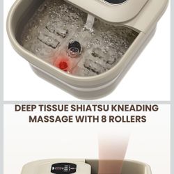 Collapsible Foot Spa with Heat, Bubble, Temperature Control # 20