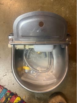 Automatic Stainless Steel Pet & Livestock Water Bowl – New