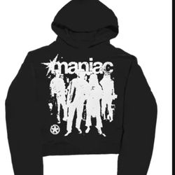 Maniac black hoodie