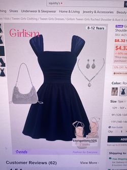 Girls Size 12 Dress Runs Small