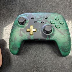 Mint PowerA Green Zelda Wireless Battery Controller 