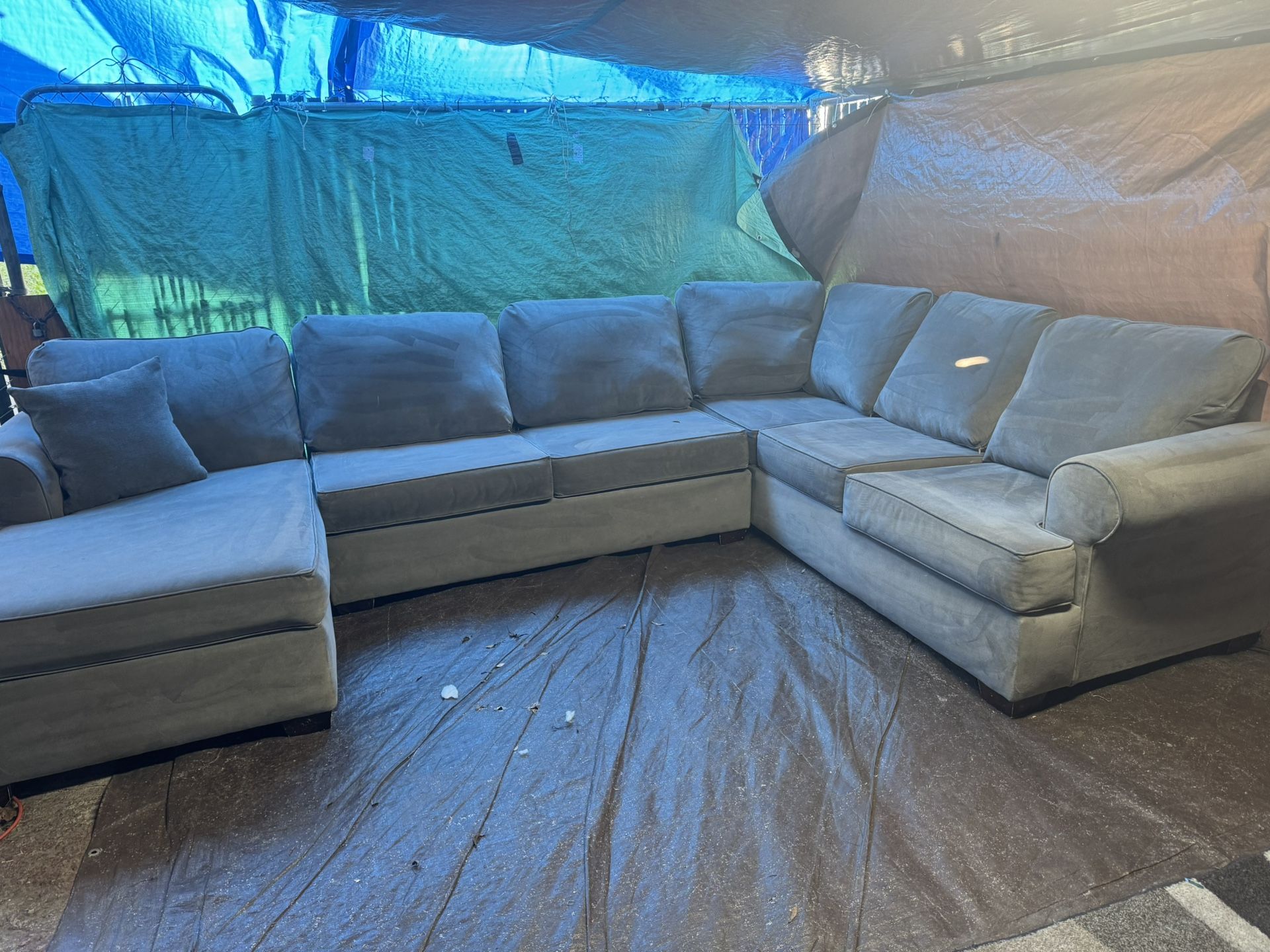 Grey Sectional, good condition clean we sell all the time delivery extra $40 local