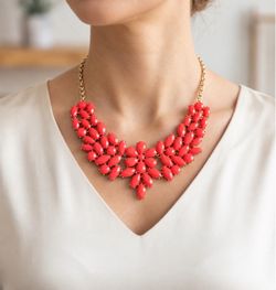Beautiful Floral Gold Plated Necklace