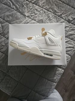 Jordan 4 White Metallic