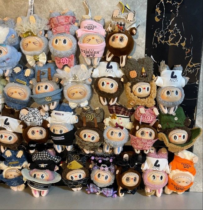 Pop Mart Labub Plush Toy Keychain
