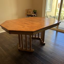 Dining Table with Center Leaf