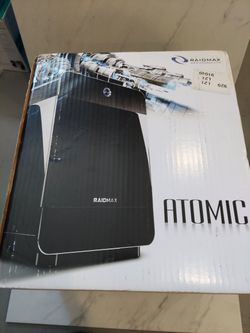 RAIDMAX Atomic ITX-107WB Black Aluminum / Plastic / Steel Mini-ITX Tower Computer Case Brand New 