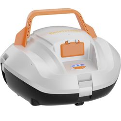 Robotic Pool Cleaner Lasts up to 100Mins, Cordless Pool Vacuum for Above Ground Pool, Pool Robot Vacuum with Fast Charging, Powerful Suction, Ideal fo