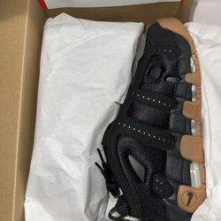 Nike Air More Uptempo Low Black Gum Size 9.5