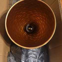 Black and copper tear drop pendant lighting