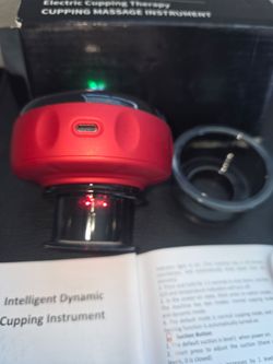 Electric Cupping Therapy Massager – Heat & Red Light