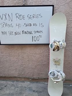 VXN Ride Series Spring Snowboard with Bindings