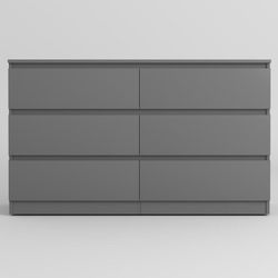 63” long dresser - Dark Grey