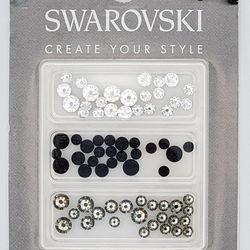 Swarovski Create Your Style Flat Back Crystal Mix, 72pc Wedding A