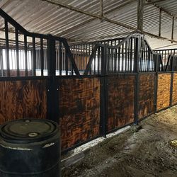 Custom Built Horse Stalls