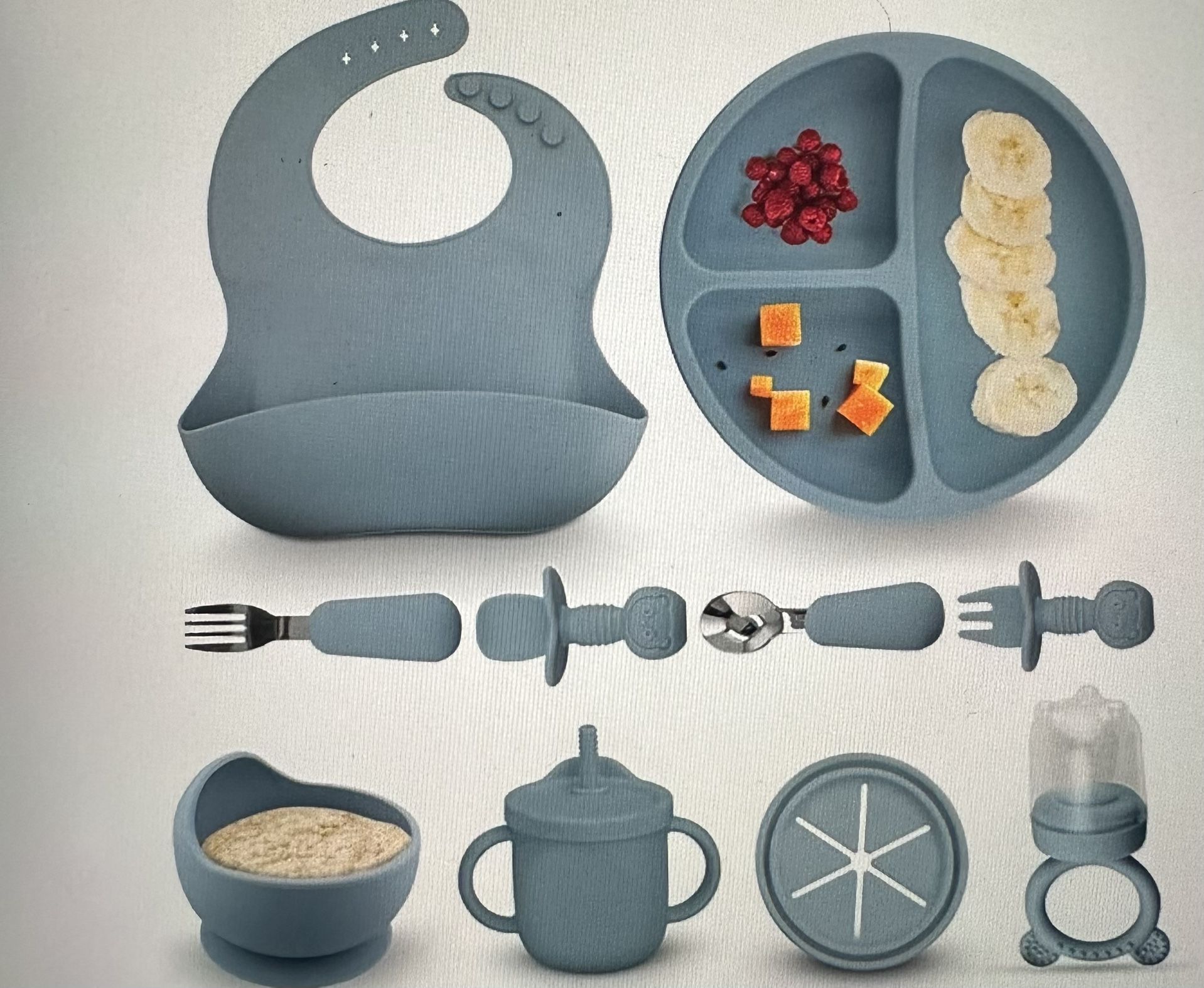 Baby Feeding Set Blue