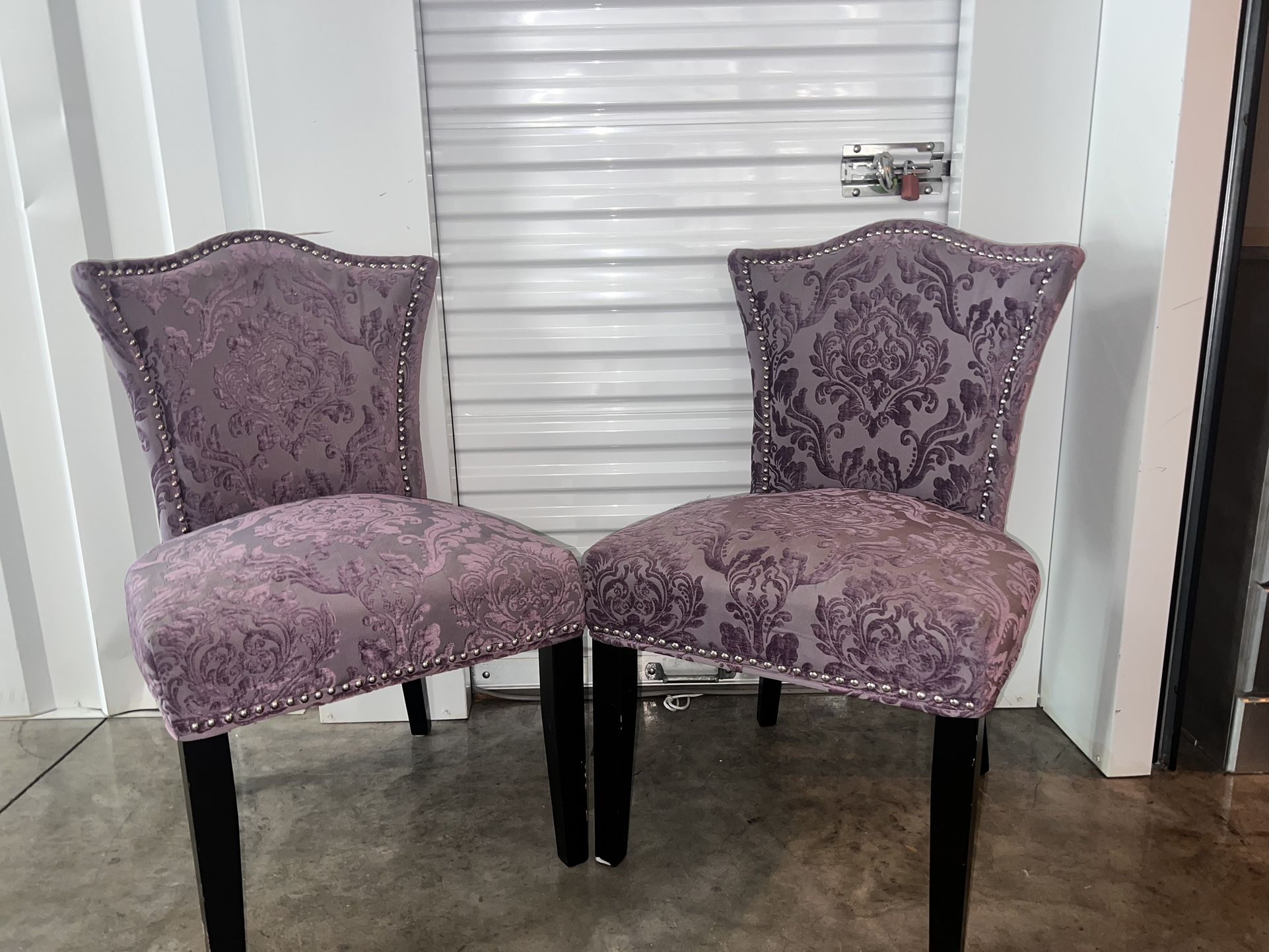 Vintage Purple Chairs