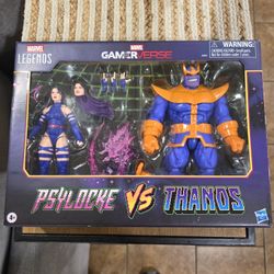 Marvel Legends Gamerverse Psylocke Vs Thanos 2 Pack