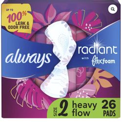 Always Pads $15 For Both 