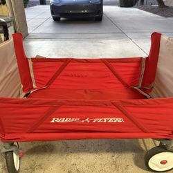 Radio Flyer wagon with canopy