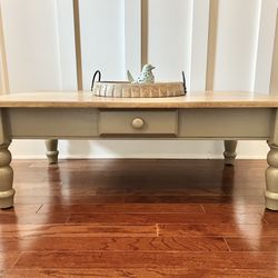 Refinished Solid Wood Table