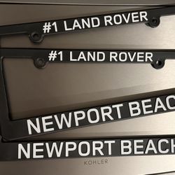 Official Land Rover License Plate Frames