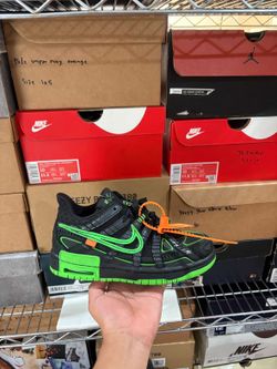 Nike Air Rubber Dunk x Off White - Green Strike Size 4 M