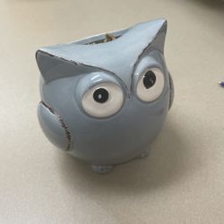 Flower Owl Pot