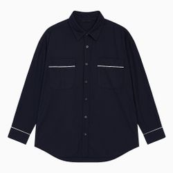 FEAR OF GOD 5th Fifth Collection Oversized Lounge Shirt Navy Size Large