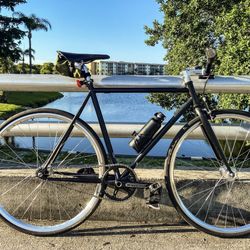 State 4130, Fixed Gear Bike, w/ Extras 
