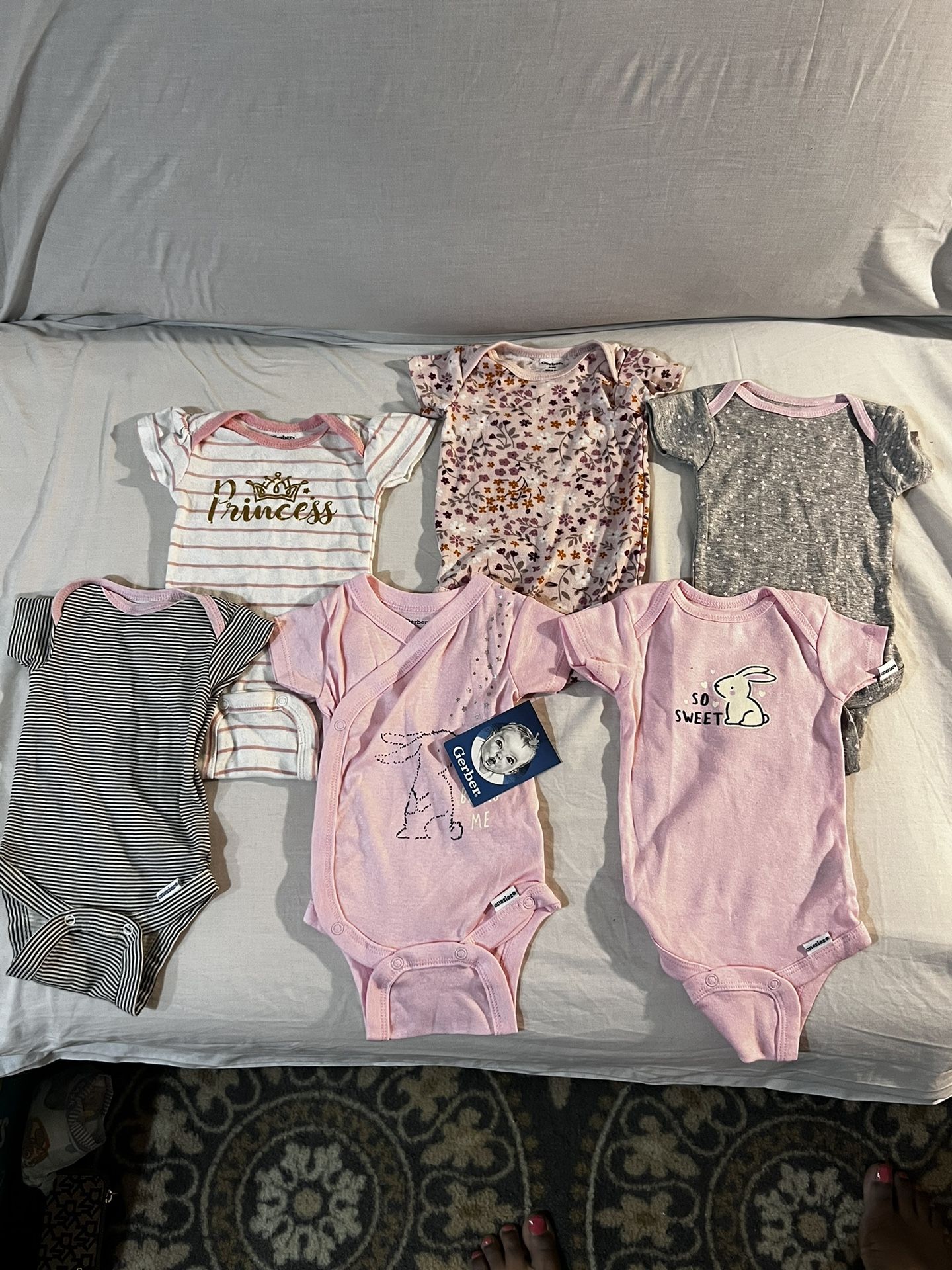 Baby Girl Gerber Onesies