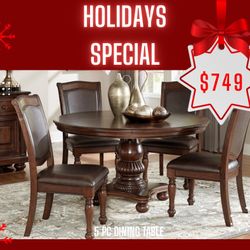 5 Pc Dining Table 