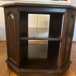 Antique Octagon Wooden Table