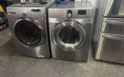WASHER AND DRYER DELIVERY FREE 4 Months Warranty 4 Meses De Garantía 