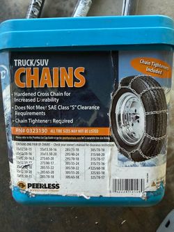 Tire chains for 35” tires