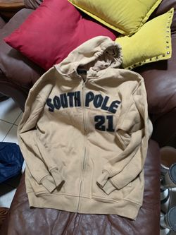 Men’s South Pole heavy zippered sweatshirt