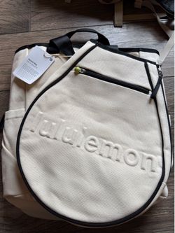 LULULEMON Racket Bag 19L - Natural/Black