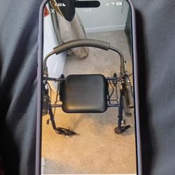 Portable Roller Chair With Compartment Holder 